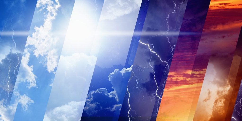 All Weather Image Collage- background