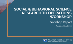 Click to read: Social and Behavioral Science Research to Operations Workshop Report