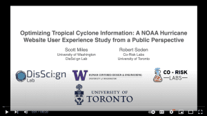 Click to watch: Improving the Web User Experience for NHC Tropical Cyclone Information from a Public Perspective