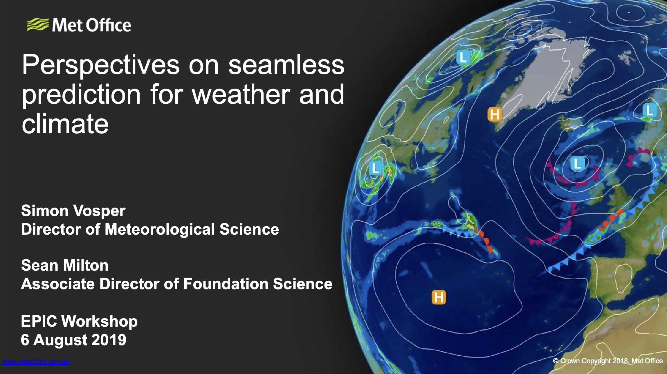 Perspectives on seamless prediction for weather and climate